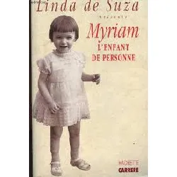 livre myriam, l'enfant de personne