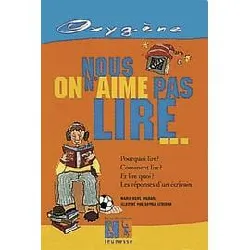 livre nous, on n'aime pas lire