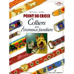 livre point de croix collier pour animaux familiers