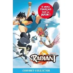 livre radiant fourreau t01 a t04 + poster