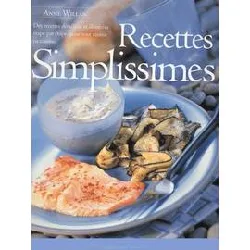 livre recettes simplissimes