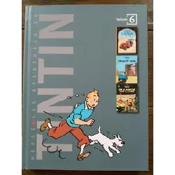 livre tintin france loisirs : tintin au pays de l'or noir, objectif lune, on a marché sur la lune