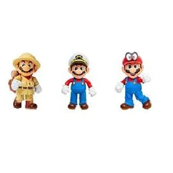 pack 3 figurines col. mario 10cm