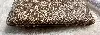 pochette coach corner zip en toile monogram marron/beige et garniture marron