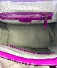 sac gérard darel buci en cuir rose fuschia