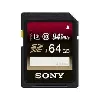 sony sf - 64ux2 - carte mémoire flash - 64 go - uhs class 3 / class10 - sdxc uhs - i