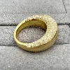 swarovski bague doré ornée de strass t58