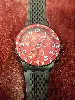 swatch chronograph fond rouge