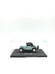 voiture miniature norev peugeot 201 bleu toit noir 1/43 voiture miniature collection