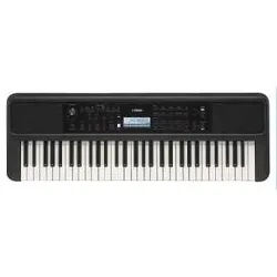 yamaha psr - e383 midi keyboard 61 keys usb black