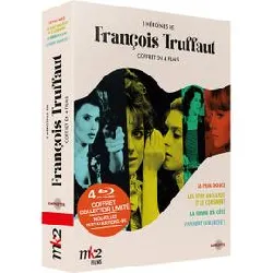 blu-ray 5 héroïnes de françois truffaut - rétrospective en 4 films : la peau douce + les deux anglaises et le continent, la femme 