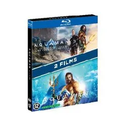 blu-ray aquaman + aquaman et le royaume perdu - blu - ray