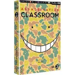 blu-ray assassination classroom - box 3 - édition collector + dvd