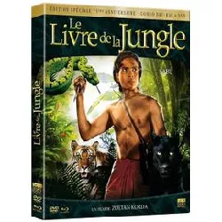 blu-ray le livre de la jungle - édition 75ème anniversaire - + dvd