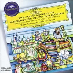 cd dirige ravel (bolero), moussorgsky (tableaux) & debussy - la mer