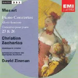 cd mozart, christian zacharias / david zinman, staatskapelle dresden, symphonie - orchester des bayerischen rundfunks - piano conc