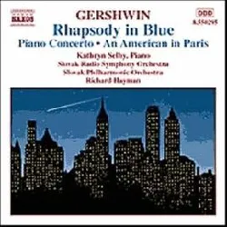 cd rhapsody in blue, concerto pour piano, an american in paris - kathryn selby, piano