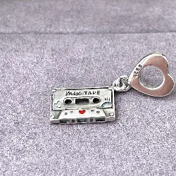 charm mix tape argent 925 millième (22 ct) 1,81g