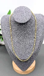 collier maille jaseron or 750 millième (18 ct) 8,39g