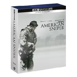 dvd american sniper - édition collector 4k ultra hd + blu - ray - boîtier steelbook + goodies