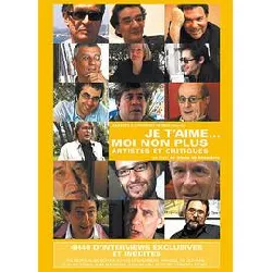 dvd je t'aime... moi non plus - artistes et critiques