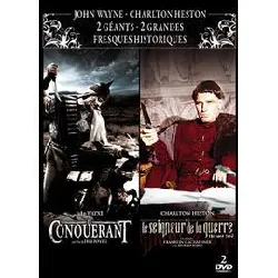 dvd le conquérant - le seigneur de la guerre - coffret