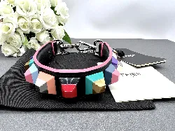 fendi anse / bandoulière mini strap you multicolore en cuir