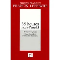 livre 35 heures mode d'emploi