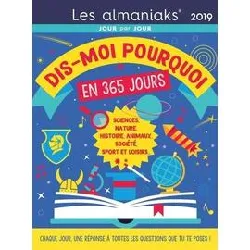 livre almaniak dis - moi pourquoi ? 2019