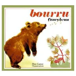 livre bourru l'ours brun - lida, rojan