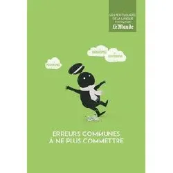 livre erreurs communes à ne plus commettre