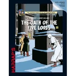 livre harrap's the oath of the five lords graphic novel (blake et mortimer)