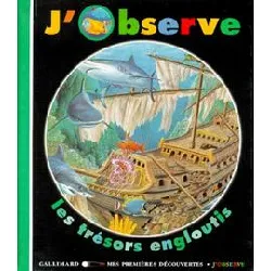 livre j'observe les trésors engloutis