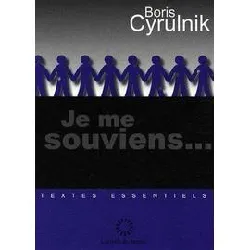 livre je me souviens..