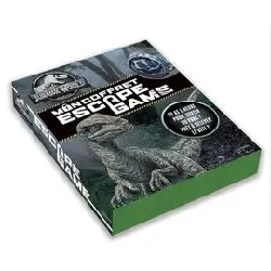 livre jurassic world - mon coffret escape game