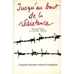 livre jusqu'au bout de la résistance