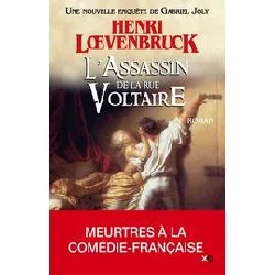 livre l'assassin de la rue voltaire