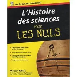 livre l'histoire des sciences pour les nuls, 2ème éd