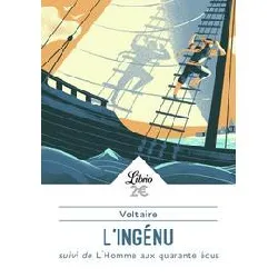 livre l'ingenu suivi de l'homme aux quarante ecus