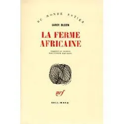 livre la ferme africaine - occasion