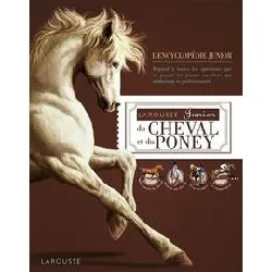 livre larousse junior du cheval et du poney