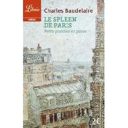 livre le spleen de paris - petits poèmes en prose