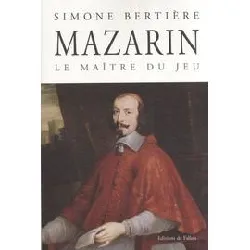 livre mazarin - le maître du jeu