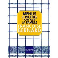 livre menus et recettes pour toute la famille