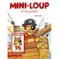 livre mini - loup et les pirates - prime jeu de cartes