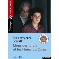 livre monsieur ibrahim et les fleurs du coran - classiques et contemporains