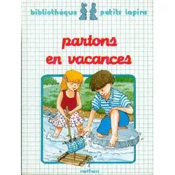 livre partons en vacances