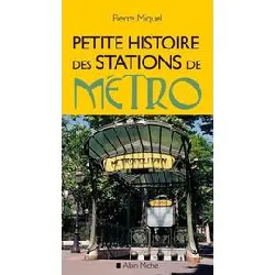 livre petite histoire des stations de métro