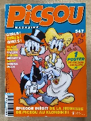 livre picsou magazine n°547