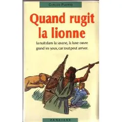 livre quand rugit la lionne